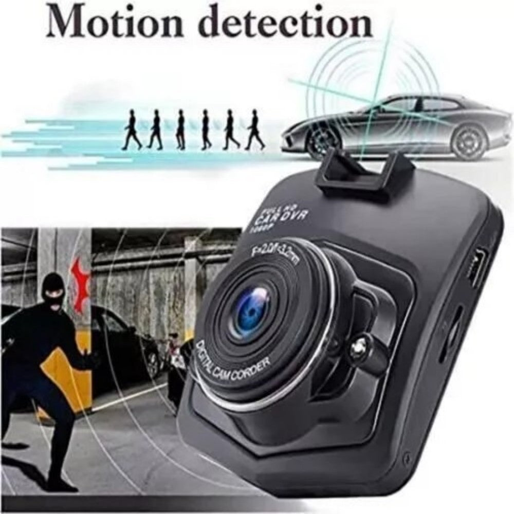 Full HD 1080P Dash Cam with Night Vision & G-Sensor | Car DVR Front & Rear Camera (2.4” Screen)