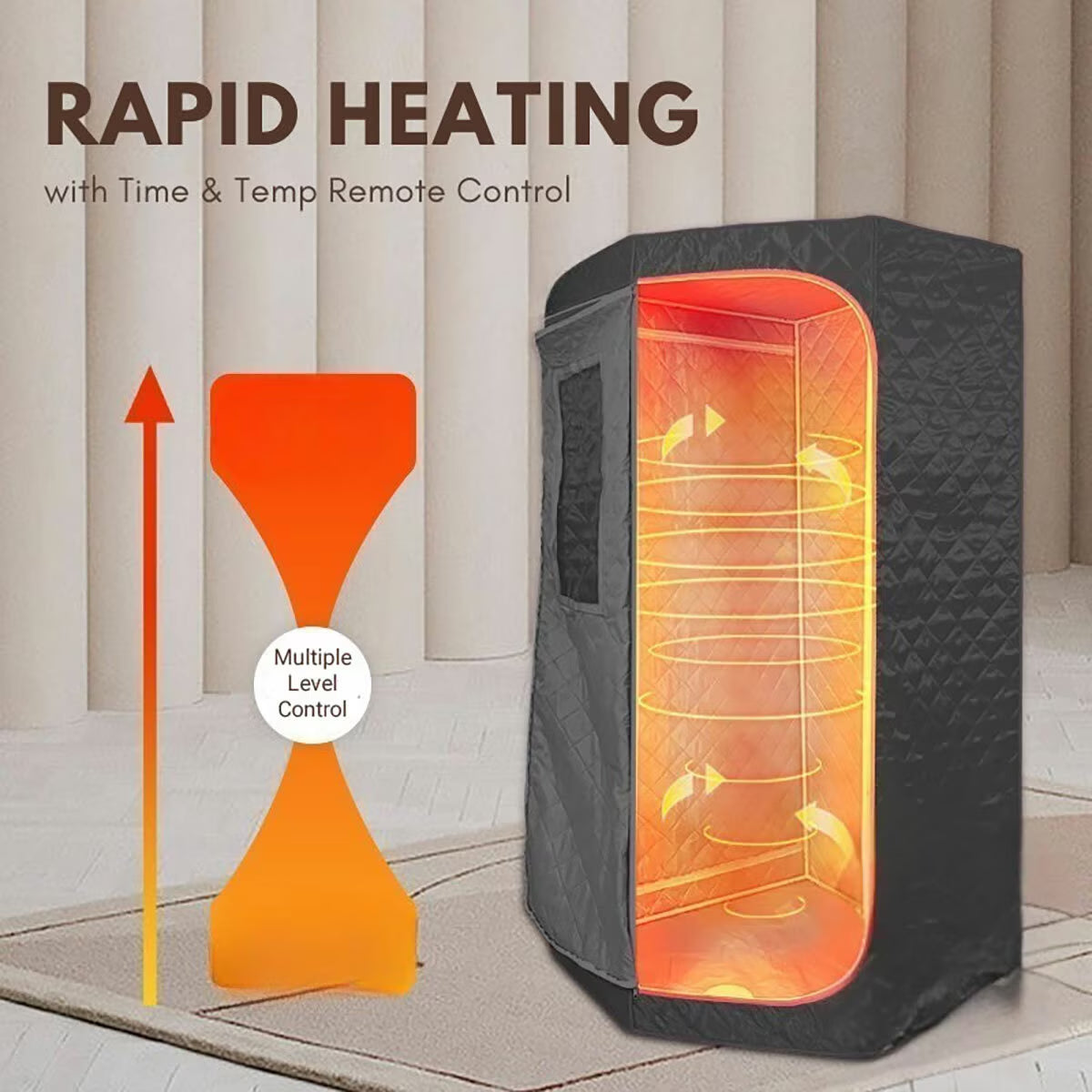 Insta-Heat Indoor Portable Steam Sauna Pod