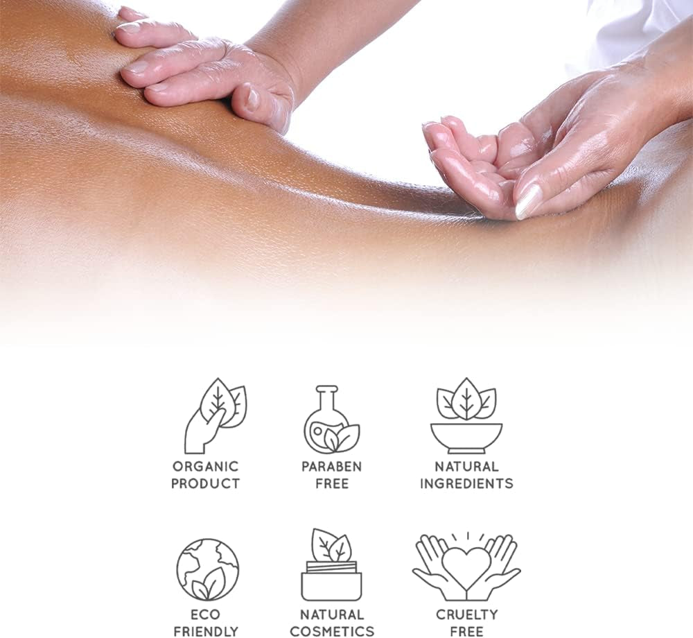 Professional Massage Oil, + Dispenser, Ayurvedic, the Massage You'Ve Been Waiting for - Ideal for Beauty Salons, Wood Therapy, Aromatherapy, Physiotherapy - Home SPA - 1000 Ml