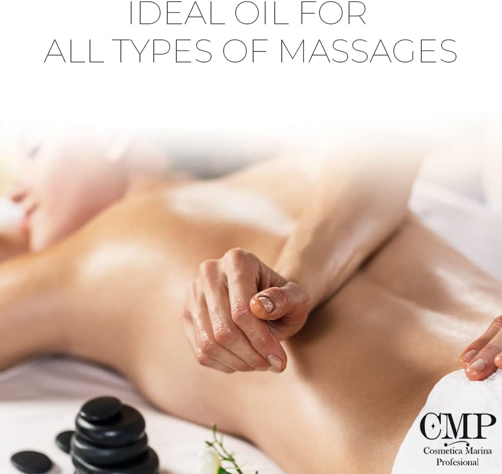 Professional Massage Oil, + Dispenser, Ayurvedic, the Massage You'Ve Been Waiting for - Ideal for Beauty Salons, Wood Therapy, Aromatherapy, Physiotherapy - Home SPA - 1000 Ml