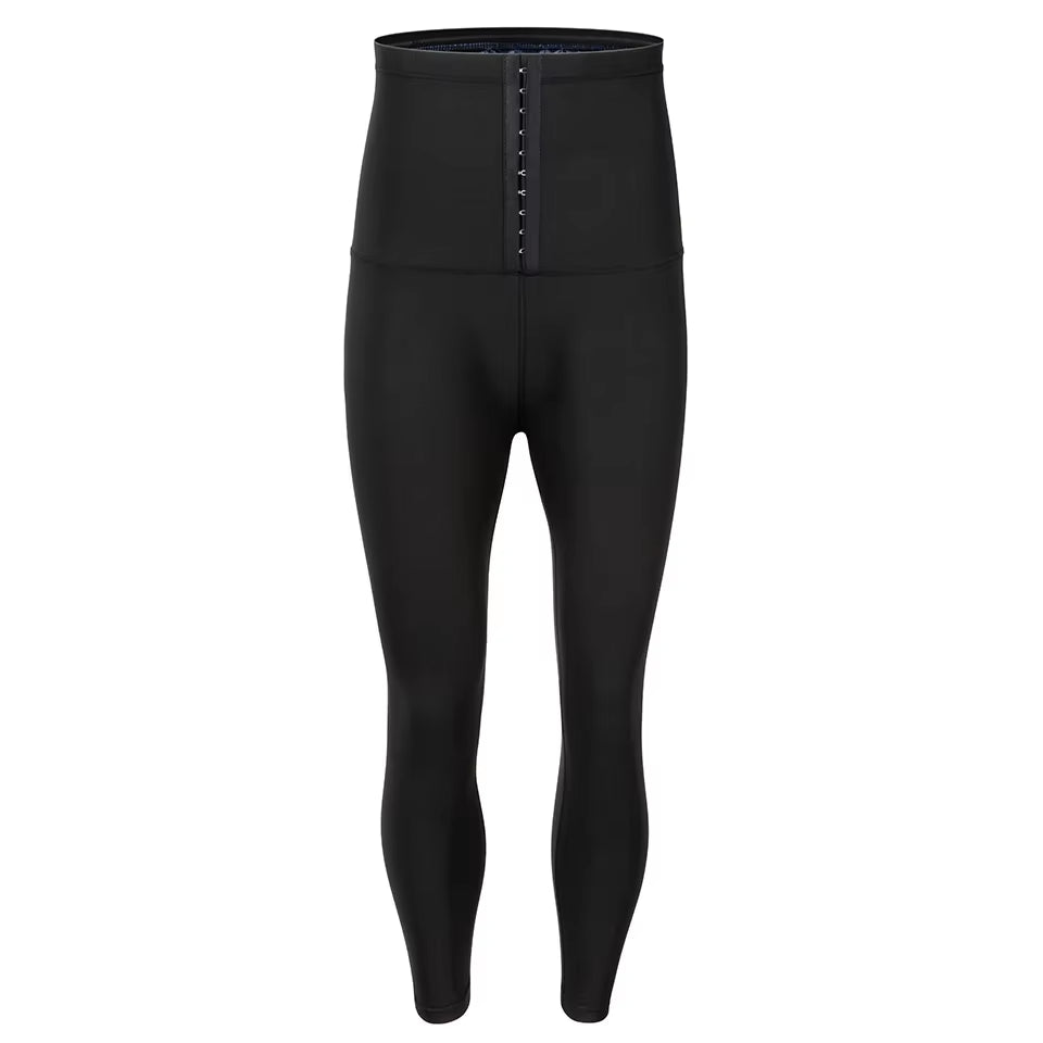 Men Body Shaper Thermo Sauna Pants Sweat Waist Trainer Leggings Slimming Underwear Weight Loss Workout Compression Shapewear