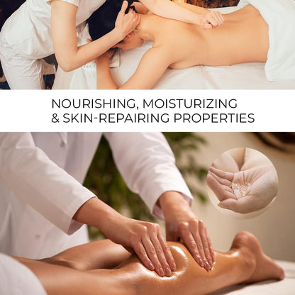 Professional Massage Oil, + Dispenser, Ayurvedic, the Massage You'Ve Been Waiting for - Ideal for Beauty Salons, Wood Therapy, Aromatherapy, Physiotherapy - Home SPA - 1000 Ml