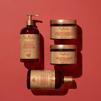 Shea Moisture Manuka Honey & Mafura Oil Hair Mask – Sulfate-Free Deep Conditioner with Shea Butter, Baobab Oil & Fig Extract, for Dry, Damaged, Coily Hair, Repairs & Tames Frizz 335 Ml