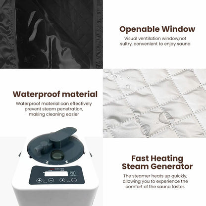 Insta-Heat Indoor Portable Steam Sauna Pod