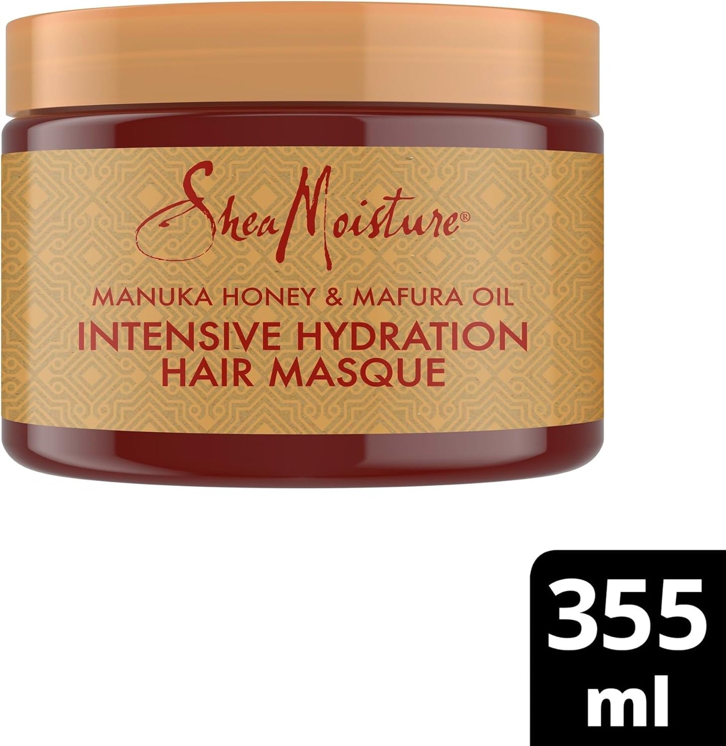 Shea Moisture Manuka Honey & Mafura Oil Hair Mask – Sulfate-Free Deep Conditioner with Shea Butter, Baobab Oil & Fig Extract, for Dry, Damaged, Coily Hair, Repairs & Tames Frizz 335 Ml